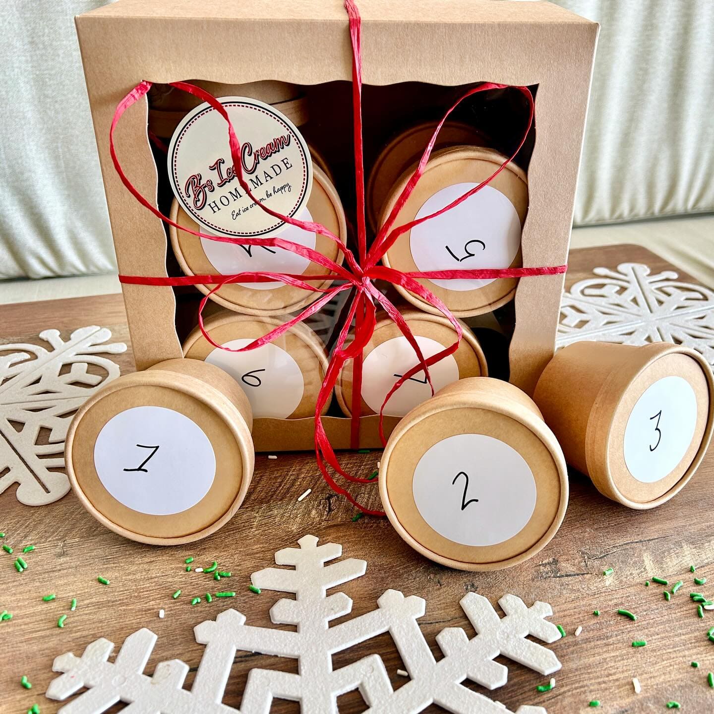 Ice Cream Cup Advent Calendar