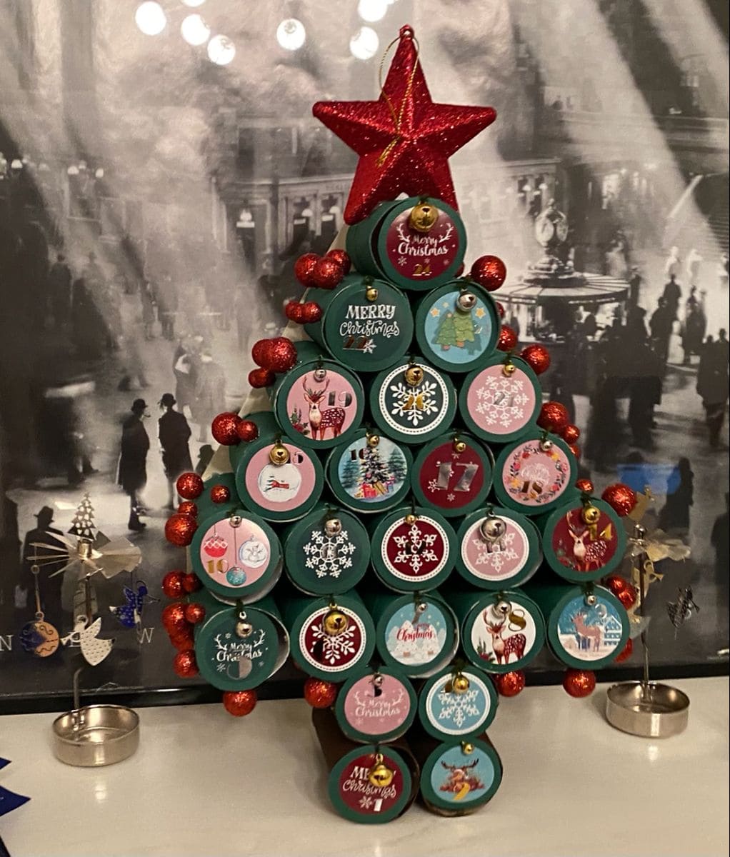 Mini Christmas Tree Advent Calendar