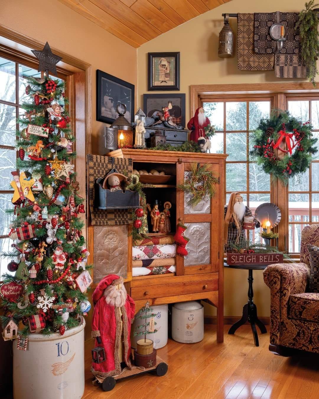 Nostalgic Woodland Christmas Corner