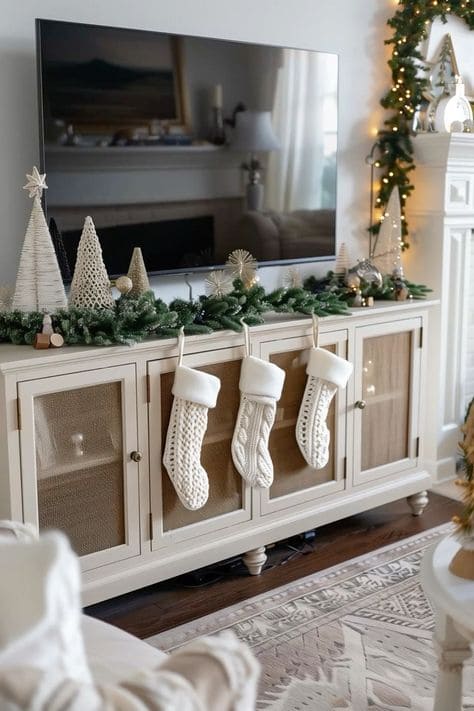 Serene Neutrals Stocking Display