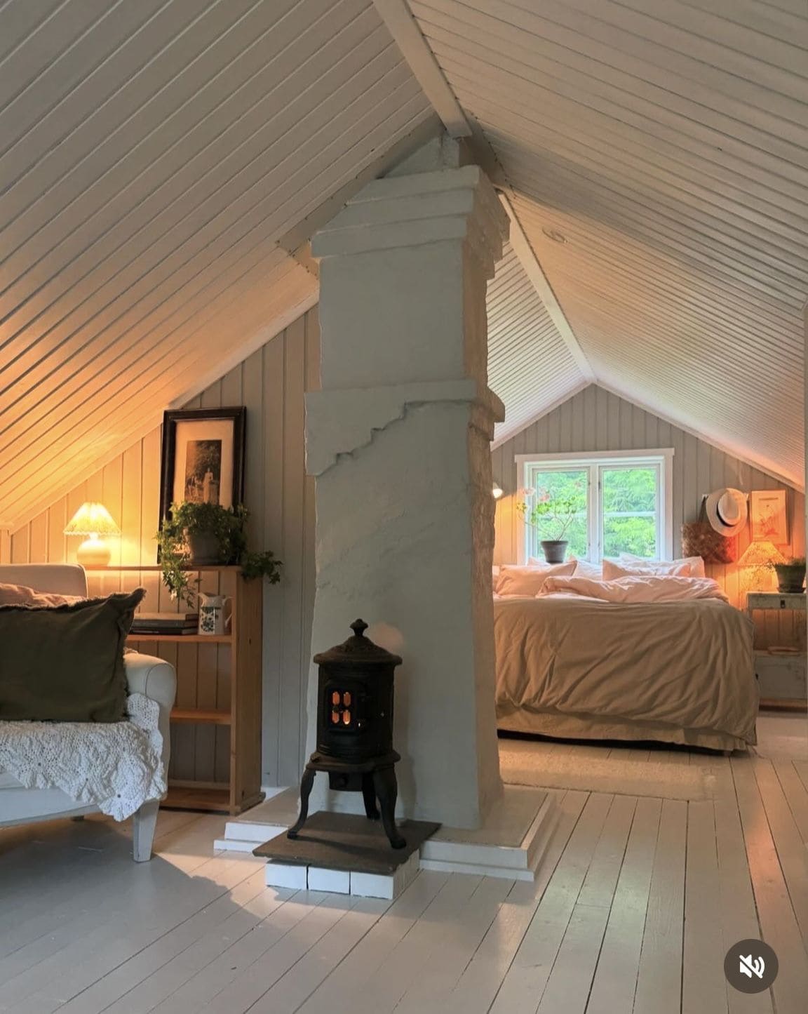 Cozy Corner Wood-Burning Stove