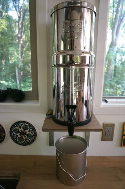 Floating Shelf Berkey Setup