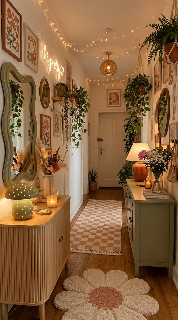 Enchanted Cottage Forest Inspired Hallway Decor