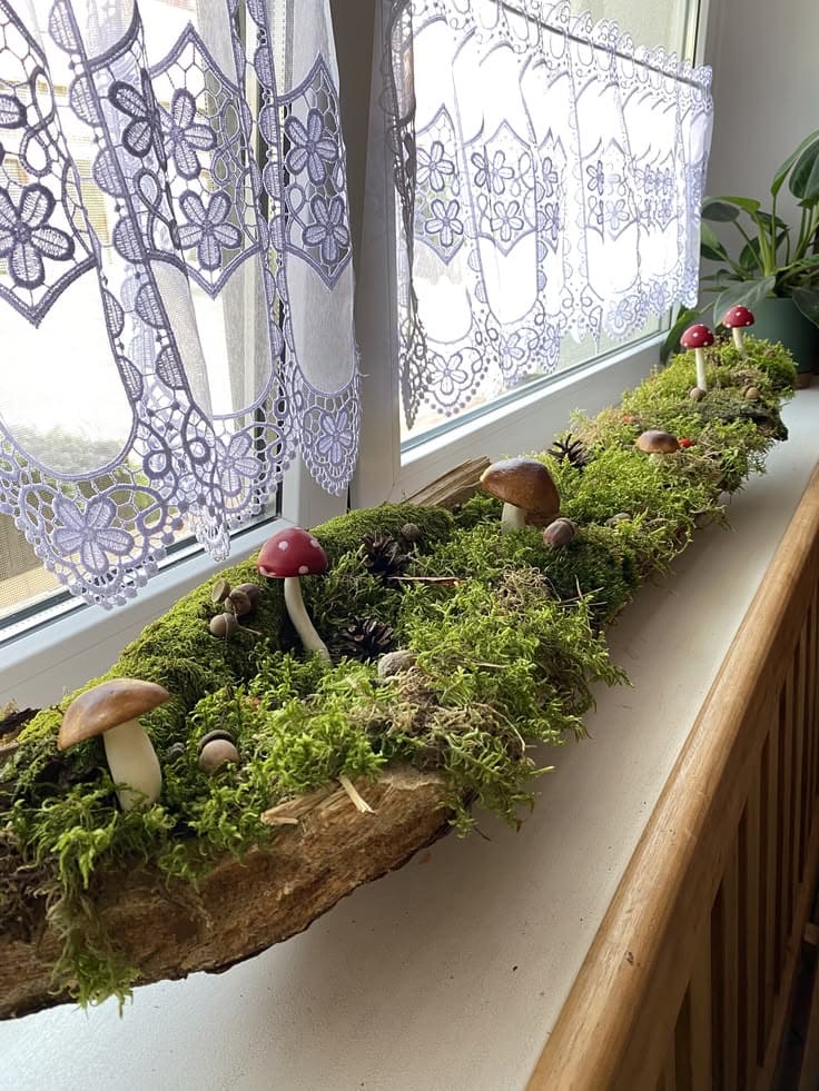 Magical Miniature Mushroom Forest Window Garden