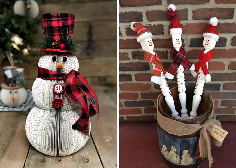 25 Adorable DIY Snowman Decor Ideas for a Festive Christmas