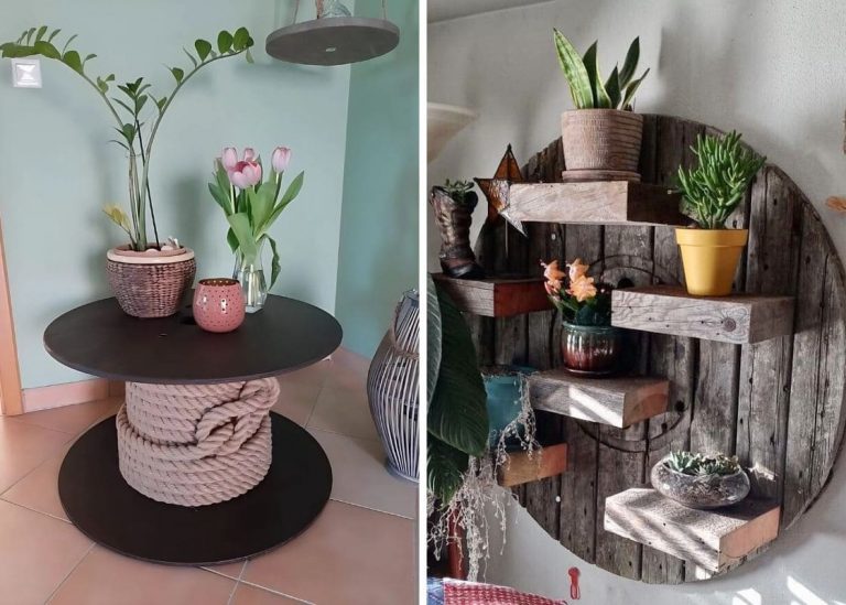 22 Creative Ways to Recycle Cable Spools and Decorate Every Corner of Your Home