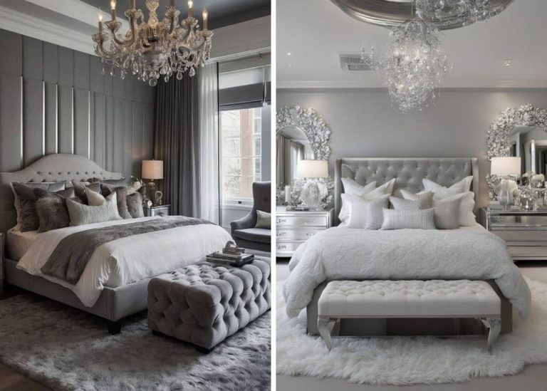 22 Stunning Silver Grey Bedroom Design Ideas to Elevate Your Luxury Style