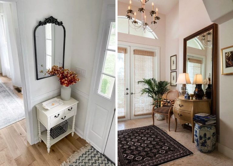 20 Stunning Entryway Mirror Decor Ideas to Elevate Style & Brighten Your Space