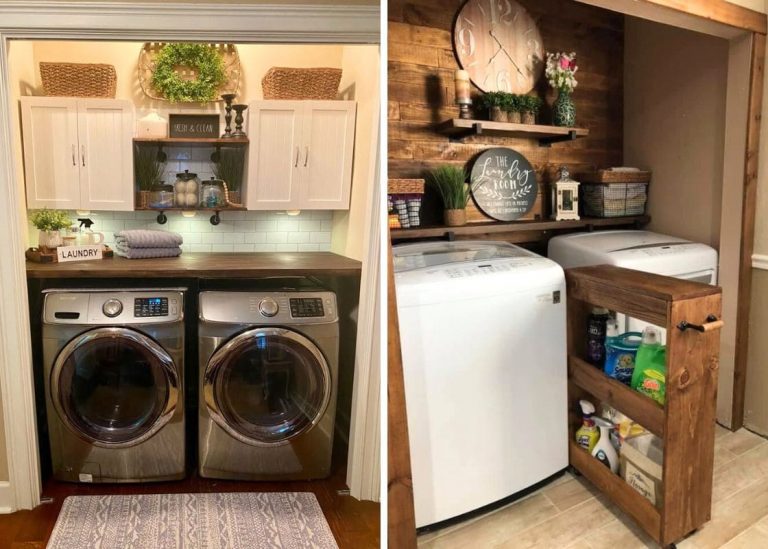 20 Brilliant Design Solutions For Small Laundry Rooms