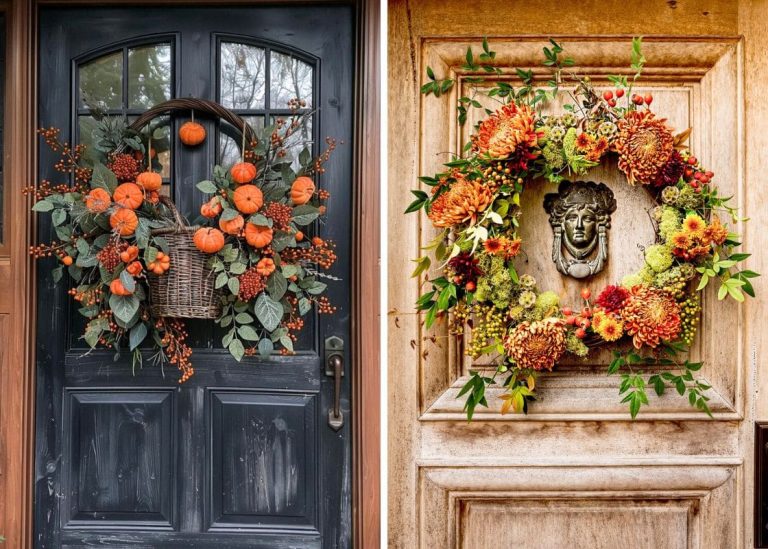 22 Charming DIY Wreath Ideas to Dress Up Your Front Door This Fall
