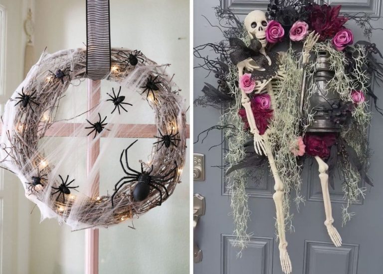 21 Unique DIY Halloween Wreath Ideas That Will Wow Every Trick-or-Treater