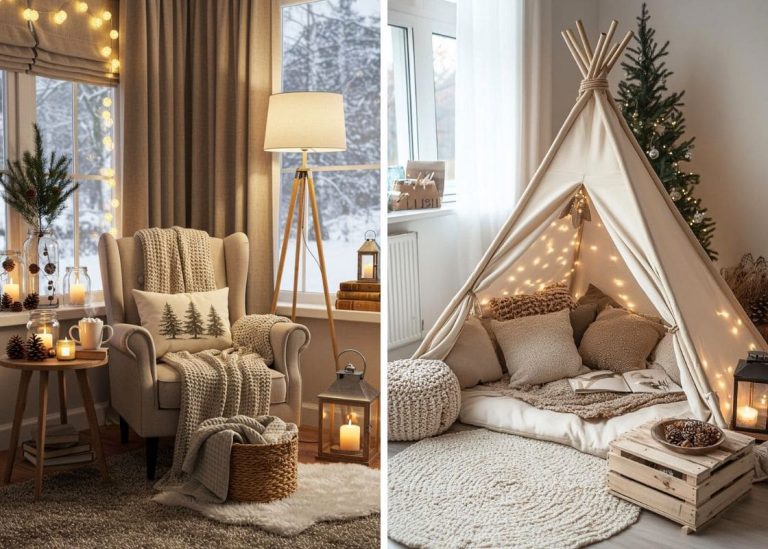 20 Christmas Reading Nook Ideas for the Perfect Cozy Retreat