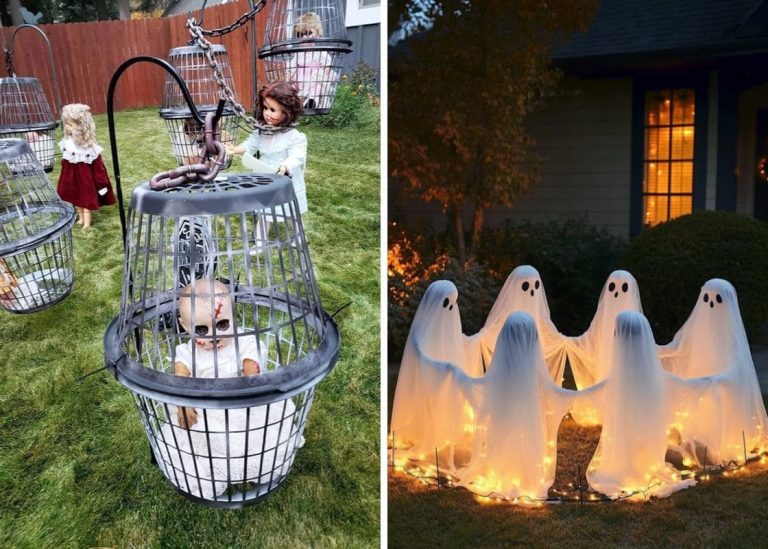 22 Enchanted Halloween Outdoor Decorations to Bewitch Your Yard