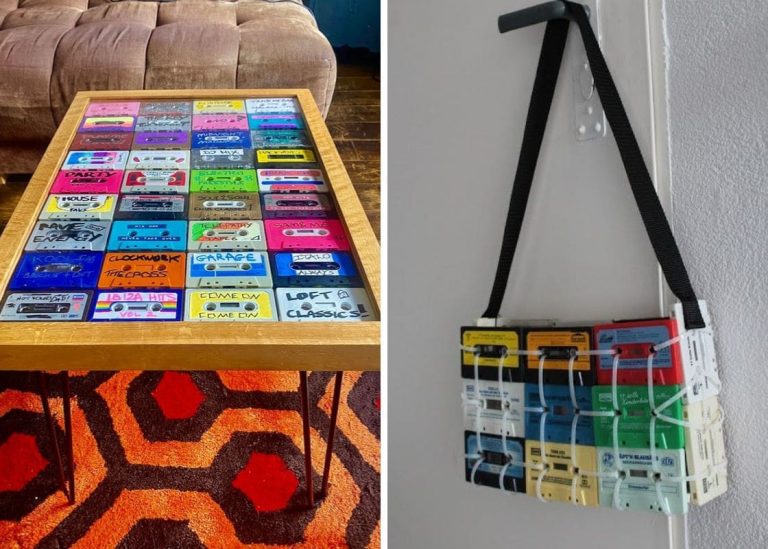 20 Awesome Ways To Upcycle Old Cassette Tapes Into Something Totally Cool