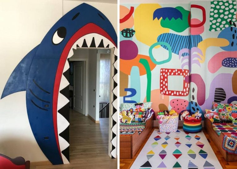 20 Playful Wall Painting Ideas for Kids’ Room