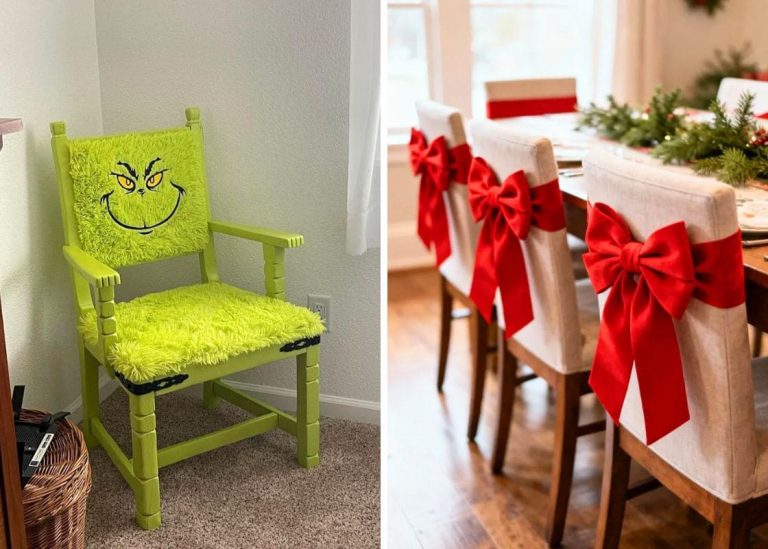 22 Christmas Chair Decoration Ideas for a Magical Holiday Table