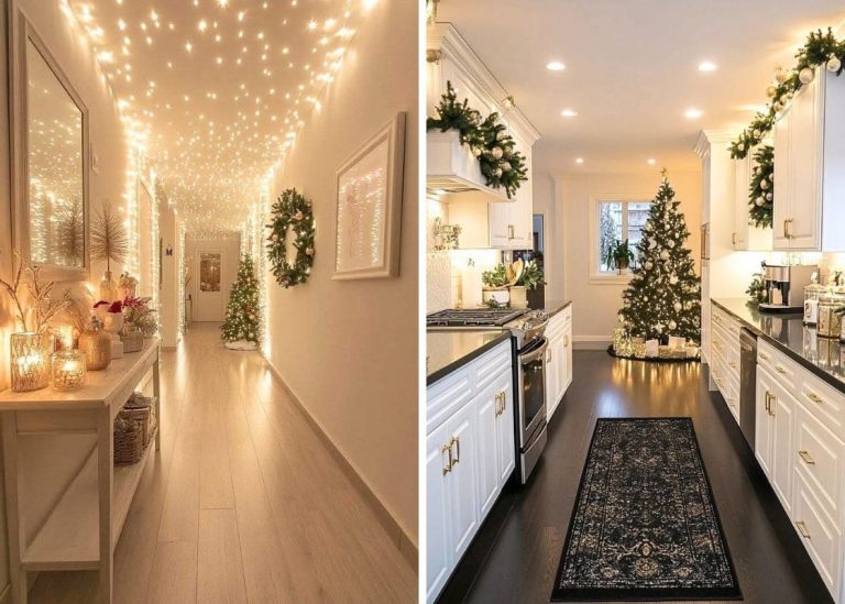 20+ Beautiful Ways to Decorate Indoors with Christmas Lights