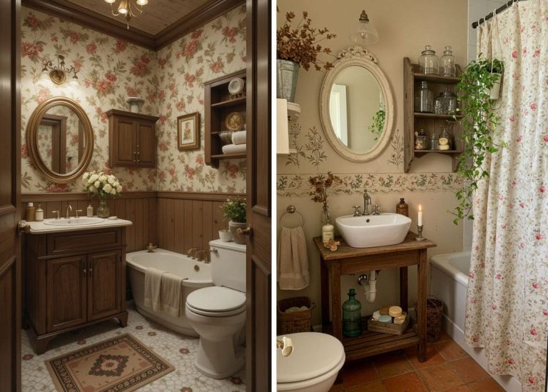 25 Cozy Cottagecore Bathrooms That Bring Whimsy to Your Home