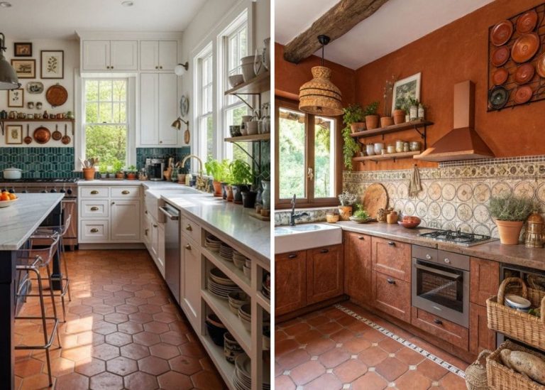 20 Gorgeous Terracotta Tile Ideas to Warm Up Your Kitchen