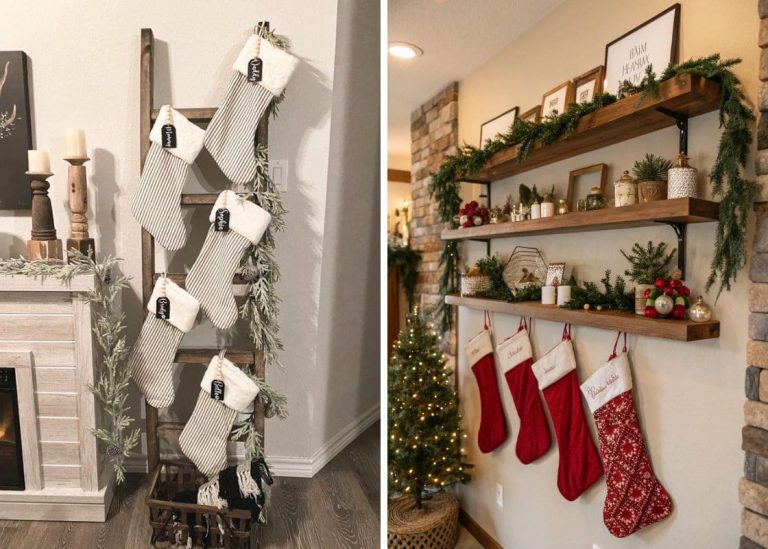 20 Festive Ways to Display Your Christmas Stockings in Style