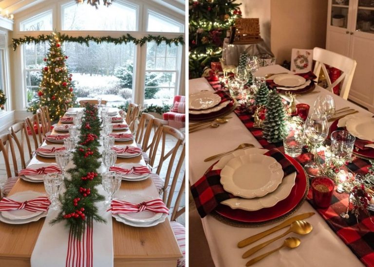 20 Stunning Christmas Table Runner Ideas for a Festive Dining Space