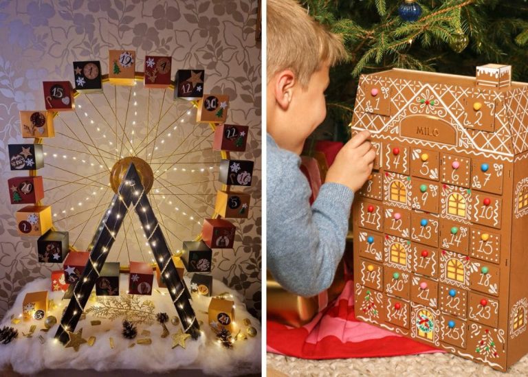 22 Creative DIY Christmas Advent Calendar Ideas to Countdown in Style