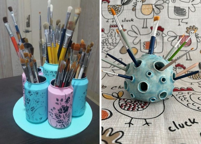 20 DIY Pen Holder Ideas to Organize Your Desk in Style